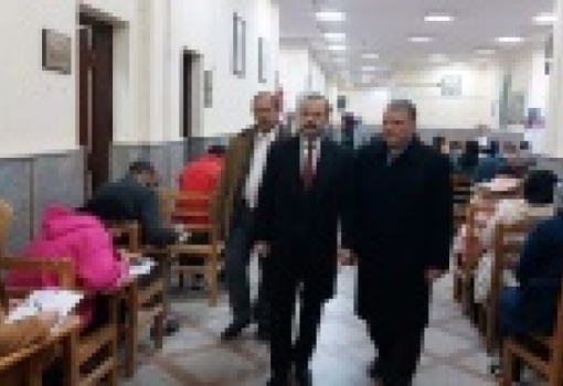 Fouda inspects the exams of the faculty of law