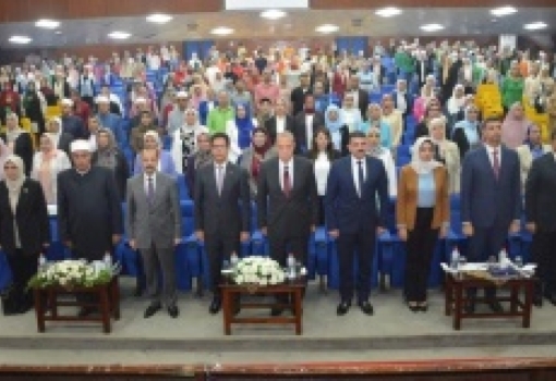 Qalubia governor and BU president attend the introductory forum of “Women in charge” program in the Egyptian governorates
