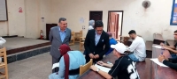 رئيس جامعة بنها يتفقد سير الامتحانات بكلية الزراعة جامعة بنها