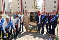 طلاب جامعة بنها يشاركون الرئيس السيسي افتتاح المشروعات القومية